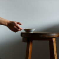 桔梗小鉢 130mm / 貫入白磁